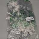 OuMuaMua 18 Sets Winter Christmas Centerpiece Table Decorations - 36pcs Wooden Snowflakes Decor 3D Silver White Snowflake Tabletop Decor for Xmas Holiday Tiered Tray Winter Farmhouse Home Decor