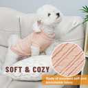 Dog Sweaters for Small Medium Large Dogs Warm Fleece Clothes Ultra Soft Turtleneck Sweater for Boys and Girls, XS
