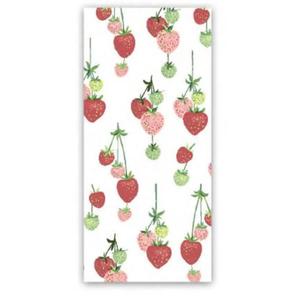 Fiesta Falling Strawberry Print Kitchen Towel, 2 Pack