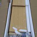 LITTLE TREE 59-Inch Buffet Cabinet Sideboard with Storage, Modern Sideboard Buffet Table with Doors for Living Room, Dining Room (Log Color)