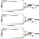 Hiceeden 3 Pcs 18 Inch Deep C Clamp with Swivel Pads, Heavy Duty Welding Clamps Welding Pliers, Adjustable Locking Pliers for Woodworking, Electrician Maintenance, Welding