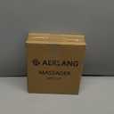 AERLANG Massage Gun with Heat Deep Tissue Back Massager Neck Massager for Pain Relief,Muscle Percussion Massage Gun, Birthday Gifts for Men Women Dad him Handheld Message Gun with 7Heads&Silent (Black)