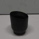 LCGP 3" Inlet Universal Exhaust Tip, 4" Outlet - 5" Long, Black Double Wall Angle Cut