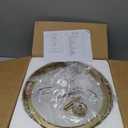 Flush Mount Ceiling Light with Water Ripple Glass Shade, Modern 2-Light Ceiling-Mount Light Fixtures for Bedroom Living Room Gold Metal Farmhous Ceiling Lamp for Lighting and Decoration