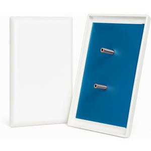 EMF Protection Outlet Cover  EMF Blocking Device for Bedrooms, Home Offices & Nursery Spaces  Helps Minimize Electromagnetic Fields from Wall Outlets (White, 2-Pack)