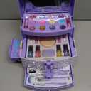 PERRYHOME Kids Makeup Set for Girl 56 Pcs Washable Real Cosmetic, Non-Toxic Frozen Toys Toddler Makeup Kit, 2026 New Princess Valentine & Birthday Girl Gift for 3 4 5 6 7 8 9 10 11 12 Year Old Girls