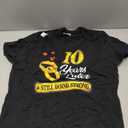 Celebrate 10 Years Of Marriage! 10th Wedding Anniversary T-Shirt, Small