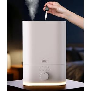 Everlasting Comfort 6L Humidifier Large Room, High Mist Output 60 HR Runtime Ultrasonic Top Fill Humidifiers for Bedroom, Easy to Use & Clean for Home, Baby Humidifier, Plants, Congestion, Indoor