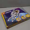 LEGO Creator 3 in 1 Space Astronaut Toy, Building Set Transforms from Astronaut Figure to Dog to Viper Jet, Space-Themed Gift Idea for Boys and Girls Ages 9 Years Old and Up, 31152