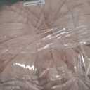 vctops Round Throw Pillow Soft Faux Fur Decorative Pillow Small Pumpkin Throw Pillow Cushion for Living Room Sofa Bed (Pink,13.7" Diameter)