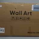 Large Framed Black and White Abstract Wall Art for Living Room, 3 Piece Big Modern Canvas Prints Paintings Artwork for Walls, Minimalist Abstract Art Pictures for Hallway, Office Wall Decor 24x36 In