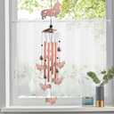 Dachshund Wind Chimes - Christmas Decorations,Garden Gifts for Women,Patio & Nursery, Memorial Day Gifts for Mom/Wife/Daughter, Whimsical Yard Decorations with Soothing Tones