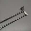 FORIOUS Double Towel Bar Racks Holder for Bathroom 24 Inch, Heavy Duty SUS304 Stainless Steel Square Dual Towel Rail Wall Mount, Brushed Nickel