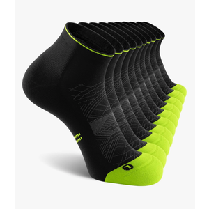 CS CELERSPORT 6 Pairs Ankle Compression Socks for Men and Women Running Athletic Socks, M