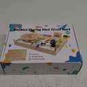 Montessori Toddler Toys - Baby Wooden Busy Board - Sensory Toys with Light Switch - Travel Toys for Educational Toddler Activities for Toddlers 1 2 3 4+ Year Old