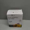 Freshmage Fruit Storage Containers for Fridge with Removable Colander, Airtight Food Storage Container, Dishwasher Safe Produce Saver for Refrigerator, Keep Berry Fruit Fresh Longer 4 pcs Small Clear