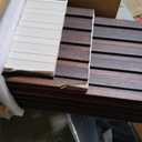 Art3d 48 x 6 in WPC Wood Slat Wall Panels, 3D Wall Accents, 16-Pack, Walnut