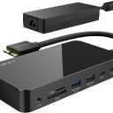 iVANKY 12-in-2 FusionDock 1 for M5 MacBook Dual 4K@144Hz Monitor (Docking Station for M5/M4/M3/M2/M1 Pro/Max MacBook Neo)(150W Power Adapter, SD/TF, USB, RJ45, 5Gbps) Plug and Play Dock Hub (Black)