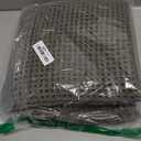 ZALL Waffle Bath Mat Black Super Absorbent Non Slip Bathroom Rug,Rhombus Geometric 24x48inch,Machine Washable Ultra Soft Floor Mats