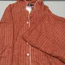 LILLUSORY Womens Winter Pajama Sets Lounge 2 Piece Pj Matching Cute Soft Long Sleeve Sleepwear (X-Large, Caramel)