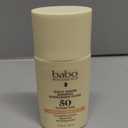 Babo Botanicals Daily Sheer Mineral Sunscreen Fluid SPF50 - Natural Origin Zinc Oxide - Passion Fruit Oil - Fragrance Free - Ultra-Lightweight - For Face - For all ages