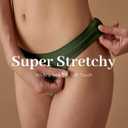 SHARICCA Seamless Thongs for Women Sexy Breathable No Show Thong Underwear Women Multiple Pack (XL)