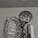 Filtered Shower Head with Handheld, BOWGER 6 Modes High Pressure Shower Heads with Power Wash Mode and Hard Water Filter, Detachable Hand Held Showerhead Set with Extra Long Hose, Chrome