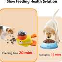Duck Treat Dispenser for Dogs to Train Problem-Solving Skills,Dog Slow Feeder Puzzle Toy Prevents Bloating, Interactive Treat Dispensing Toy for Small Cats,Dogs,Other Pets