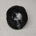 HUANCHAIN Indoor Outdoor Black Extension Cord 75 Ft Waterproof, 16/3 Gauge Flexible Cold-Resistant Appliance Extension Cable Outside, 10A 1250W 16AWG SJTW, 3 Prong Heavy Duty Electric Cord, ETL