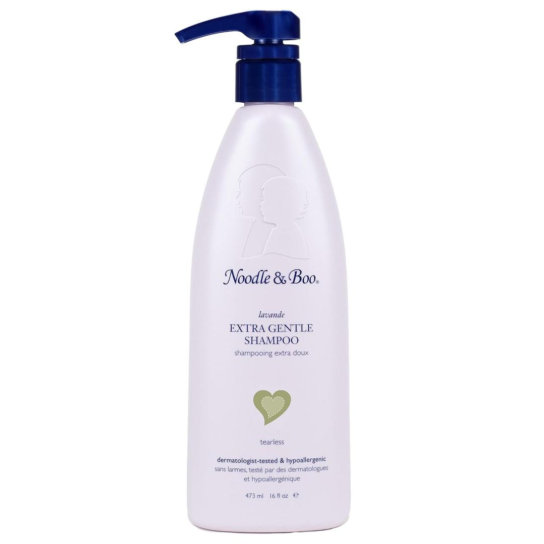 Noodle & Boo Lavender Newborn Extra Gentle Shampoo, Tear Free Pediatrician Tested Hydrating Baby Shampoo Free of Parabens, Phthalates, Sulfates and Dyes, 16 Fl Oz (Pack of 1)