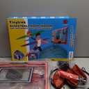 Indoor Mini Basketball Hoop, Over The Door Basketball Hoop with Dual LED Light Strips, Electronic Scoreboard, Remote Control, Upgrade 3 Modes Games Sport Toys Birthday Gifts for Kids 5-10+ Years Old