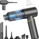 Handheld Vacuum Cordless Rechargeable  15Kpa Strong Suction, Ultra-Quiet (75dB), 21min Runtime, Lightweight (1.25 lbs) for Car, Pet Hair, Home, USB-C Charging, HEPA Filtration