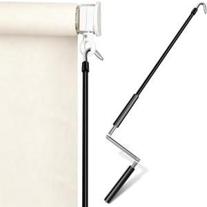 Toddmomy Universal Awning Crank Handle Manual Crank Wand Replacement for Rv Awning Shade Canopy Roller Shade Lightweight Outdoor Opener Wand 27.16In