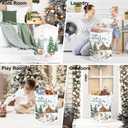 Clastyle Winter Animals Baby Laundry Hamper Snowflake Kid Storage Basket Boy Girl Gift Toy Box Collapsible Clothes Organizer Nursery Bin for Bedroom,Deer,36*45 cm