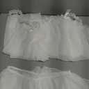 UAURORAO Women Cute Babydoll Shorts Set Sleeveless Chiffon Ruffle Tank Top Flowy Wide Leg Shorts Pajamas Pjs Loungewear (Medium)