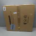 VOLISUN Low Profile Ceiling Fans with Lights and Remote, 23.6in Flush Mount Ceiling Fans with Light, 3000K-6500K Dimmable Fandelier LED Fan Light, White Bladeless Ceiling Fans with Lights for Bedroom