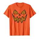 Halloween Jack O Lantern Pumpkin Face Men Women Kids T-Shirt M
