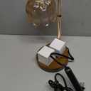 Candle Warmer Lamp with Timer - Dimmable Flower Candle Warmer for Jar Candles, Height Adjustable Fragrance Wax Melter, Valentine's Day Gifts for Girls, Women, Bedroom Home Decor (Amber)