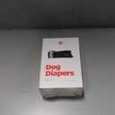 Pet Parents Washable Dog Diapers (3pack) + Extendrs of Durable Doggie Diapers, Premium Dog Diapers Female & Male (Medium, Black) (Medium (14-20"))