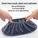 Each Pack Of 10 Reusable Non-Slip Shoe Covers, Super Soft And Thickened, Non-Slip And Wear-Resistant. Suitable For Indoor, Computer Room, Laboratory And Other Places.