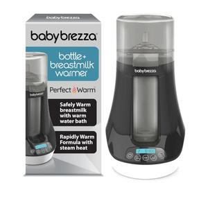 Baby Brezza Fast Baby Bottle Warmer  Baby Milk + Breastmilk Warmer Defroster – 2 Unique Temperatures for Breastmilk + Formula  Universal Fit for All Bottles, Bags + Jars