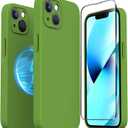 TZGZT Camera Protection for iPhone 12 Tempered Glass, [Accessories] Magnetic Protective Cover with 2X Screen Protector, Women for iPhone 12, Silicone Green#3 and 
ZUSLAB Clear Screen Protector Compatible with Galaxy S24 Ultra 6.8'' 2024,【1 Pack】 Tempered Glass Cover with Black Edge, Easy Install Bubble-free Anti-Scratch 9H HD Touch Screen Film Transparent