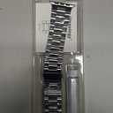 iiteeology Lightweight Stainless Steel Band Designed for Apple Watch Ultra 3 & Ultra 2, Series 1-11, 46mm, 45mm, 44mm, 42mm, Replacement iWatch Bands for Men & Women,Bright Silver