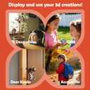 Gookid Magic Puffy 3D Foam Art Painting Kit - Puffy Paint for Kids Ages 6-12, Creative Arts and Crafts Supplies for Kids, DIY Texture Art Projects, Birthday Gift for Boys Girls
