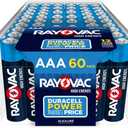 Rayovac High Energy AAA Batteries (60 Pack), Alkaline Triple A Batteries