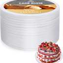 Oungg 14 Pack 12 Inch Cake Drum, Cake Boards 12 Inch Round, 1/2" Thick Cardboard Cake drums with Food Grade, White and Modern Style for Bases Para Pasteles.