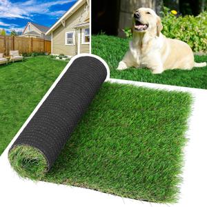 GLOBREEN Artificial Grass Pee Pads for Dogs Potty Training, 3FT X 5FT Fake Turf Outdoor Rugs for Pets Patio Balcony, with Drainage Hole