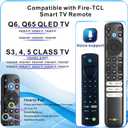 Replacement for TCL Remote Control, for TCL Google TV Remote, Universal, Motion Backlit, Voice Control & Bluetooth, Google Smart TV, Fire TLC and Android TVs 2025-2016