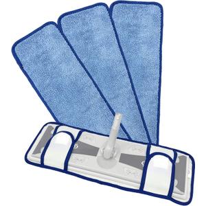 Xanitize 18" Microfiber Mop Pads with Straps 3-Pack (X-Large)