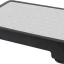 Non-Slip Step Stool for Adults & Seniors  3.4" Low Profile Wide Platform 600lbs Capacity  6 Stability Feet Bed Step for High Beds, Bath & Car  Portable with Handles, Gray